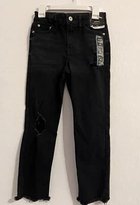 NWT Art Class Girlfriend Black Denim Jeans Size 6x - Picture 1 of 6