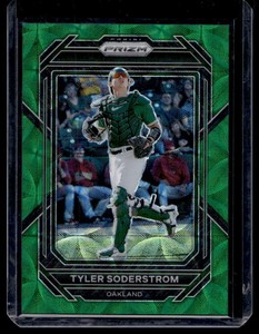2023 Panini Prizm Tyler Soderstrom #35 Green Scope Prizm /75