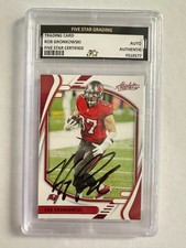 ROB GRONKOWSKI Signed 2021 Panini Trading Card Tampa Bay Buccaneers