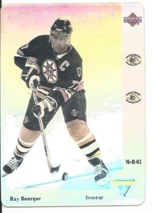 1991-92 Ray Bourque McDonalds Canada Hologram Holo Insert #MCH-03