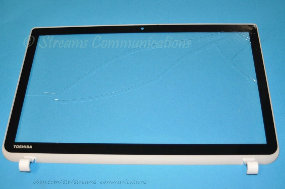 Digitalizador de vidrio táctil para computadora portátil TOSHIBA Satellite L55T-B5257W (blanco) (DAÑOS Foto 1 de 4