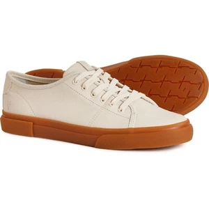 NUEVO CON ETIQUETAS FRYE Gia Talla 9.5M Mujer Crema Bajo Encaje Cuero Tenis Zapatos Informales Cómodos - Imagen 1 de 18