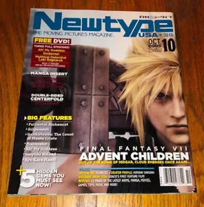 Newtype USA Edition Magazine October 2005 Final Fantasy VII Advent Children - Imagen 1 de 1