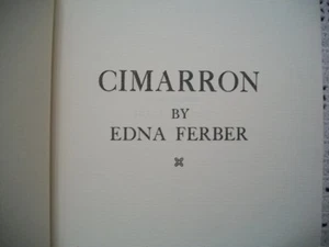 Cimarron (Edna Ferber, Copyright 1930 HC) International Collectors Library - Picture 1 of 10