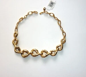 Alexis Bittar Molten Gold tone Choker Necklace Links 16" NWT Nordstrom - Picture 1 of 5