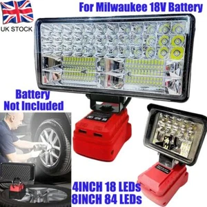 Work Light Flash Lights Torch For Milwaukee 18V Li-ion Batteries for Car Repair - Picture 1 of 5