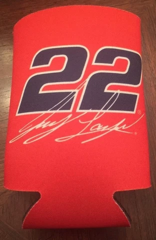 NEW 2015 JOEY LOGANO #22 AUTOTRADER 12 OZ CAN COOZIE COOLER HUGGER NASCAR PENSKE Cover