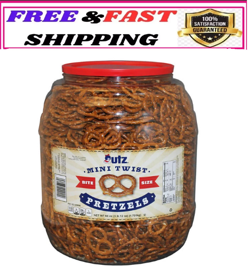 Pretzels Utz Mini Twist, 60 oz. Foto 1 de 1