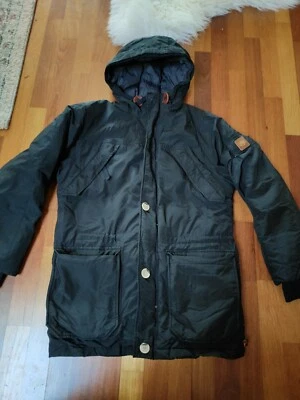  Penfield Plumón de Ganso Con Capucha S 60/40 Negro Ganso Nieve Fría Chaqueta Parka  Foto 1 de 4