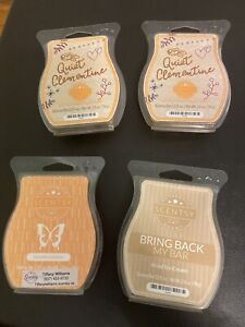 SCENTSY Wax Bars  2.6 oz  - Lot of 4 - Hygge Fried Ice Cream Summer Clementine