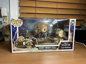 ¡Nuevo Funko Pop! Ride Super Deluxe: Marvel's Thor: Love and Thunder The Goat Boat Boat - Imagen 1 de 3