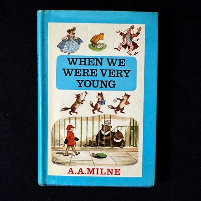 Vintage When We Were Very Young Book A.A Milne HBDJ 1967 Childrens Methuen Poems - image 1 of 4