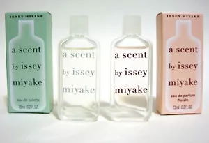 Issey Miyake A SCENT FLORALE Mini Perfume Edt Edp 7ml Women Lot of 2 bottles nib - Picture 1 of 4