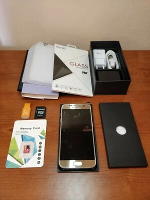 SAMSUNG GALAXY S7 G930F GOLD 32GB 4GB RAM 5.1" SUPER AMOLED 12 MEGAPIXEL - Immagine 1 di 4