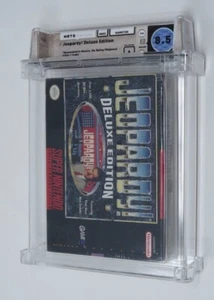 Jeopardy! Deluxe Edition Super Nintendo SNES Sealed Video Game Wata Graded 8.5 A - Picture 1 of 9