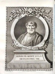 1750 INCISIONE RITRATTO PAPA SAN IGINO Vite dei papi - Imagen 1 de 1