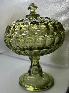 Seltenes Vintage 60er Jahre Imperial großes Glas Provincial Compte & Deckel - Bild 1 von 21