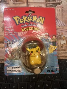 PIKACHU POKEMON KEY CHAIN GOTTA CATCH BASIC FUN #753-0 BRAND NEW ( READ ! ! ! ) - Picture 1 of 3