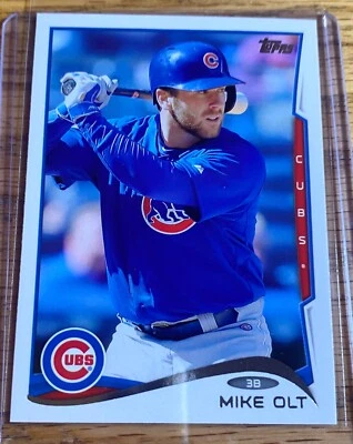 2014 Topps Update Chicago Cubs Baseball Card #US219 Mike Olt MLB Baseball - Image 1 of 2