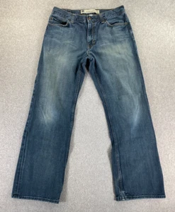 Gap Denim Jeans Herren 32x32 Loose Fit Straight Leg Blau Jeanshose Y2K Retro Style - Bild 1 von 11