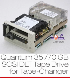 35/70GB QUANTUM TAPE DRIVE DLT7000 TH6XF TE A21 70-60370-23 TAPE DRIVE #K083 - Picture 1 of 1