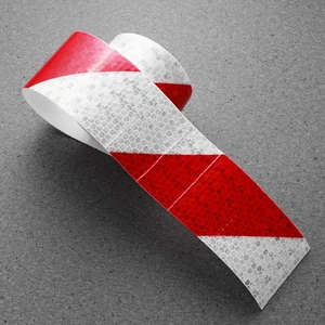 2 Rolls Reflective Warning Tape for Vehicles Caution Night Conspicuity Sticker - Picture 1 of 11