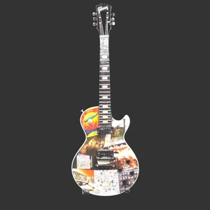 Guitarra Miniatura - Led Zeppelin Álbum Fundas Les Paul - Modelo Guitarra Inc Soporte - Imagen 1 de 7