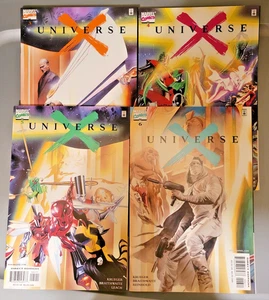 Menge 4 2001 Marvel Comics Universum X Ausgaben 3-4-5-6 Alex Ross Kunst NM - Bild 1 von 8