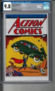 2018 NZ Mint - Action Comics #1 Cover 35g Pure Silver Foil - CGC 9.8 - Bild 1 von 2