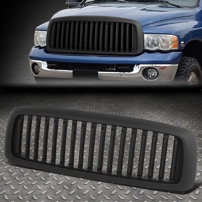 PARA 02-05 RAM 1500 2500 3500 ESTILO VERTICAL PARACHOQUES DELANTERO REJILLA MATE Foto 1 de 4