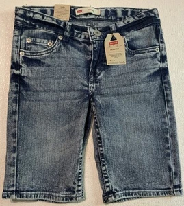 Levis Bermuda Shorts Size 10 Reg. Blue Jean Shorts Mid Rise Juniors (NWT $38) - Picture 1 of 2