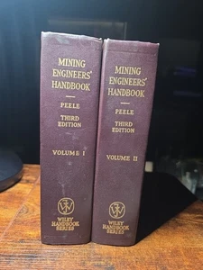 Mining Engineers' Handbook. Peele, Third Edition, Volumes 1 & 2. 1941, Near Fine - Bild 1 von 11