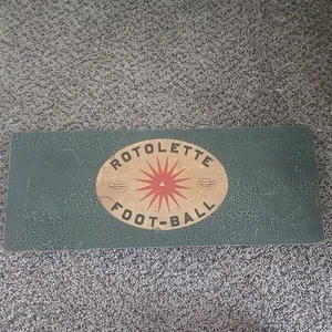 Vintage ROTOLETTE FOOTBALL GAME in Wood Case with Instructions - Picture 1 of 3