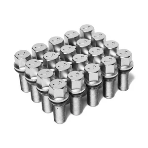 Vossen Lug Bolt Fits 14x1.5 - 30mm Cone Seat Silver Set Of 20 - Picture 1 of 1
