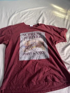 Supreme D’ Herve Maroon Tee F/w 2019 - Bild 1 von 2