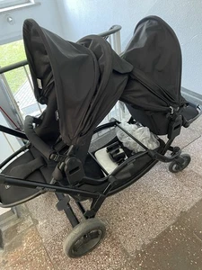 ABC Design Geschwisterwagen Zoom Black/Black - Sehr Gut  - Bild 1 von 5