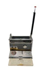Vintage Zenith Royal 1000-D Trans-Oceanic WaveMagnet Multiband Radio mit Handbuch - Bild 1 von 15