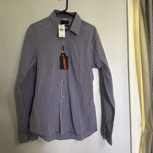 Eight X Premium Camicia Slim Fit per Fibbia Uomo XL Viola $79,50 Nuova con etichette - Foto 1 di 3