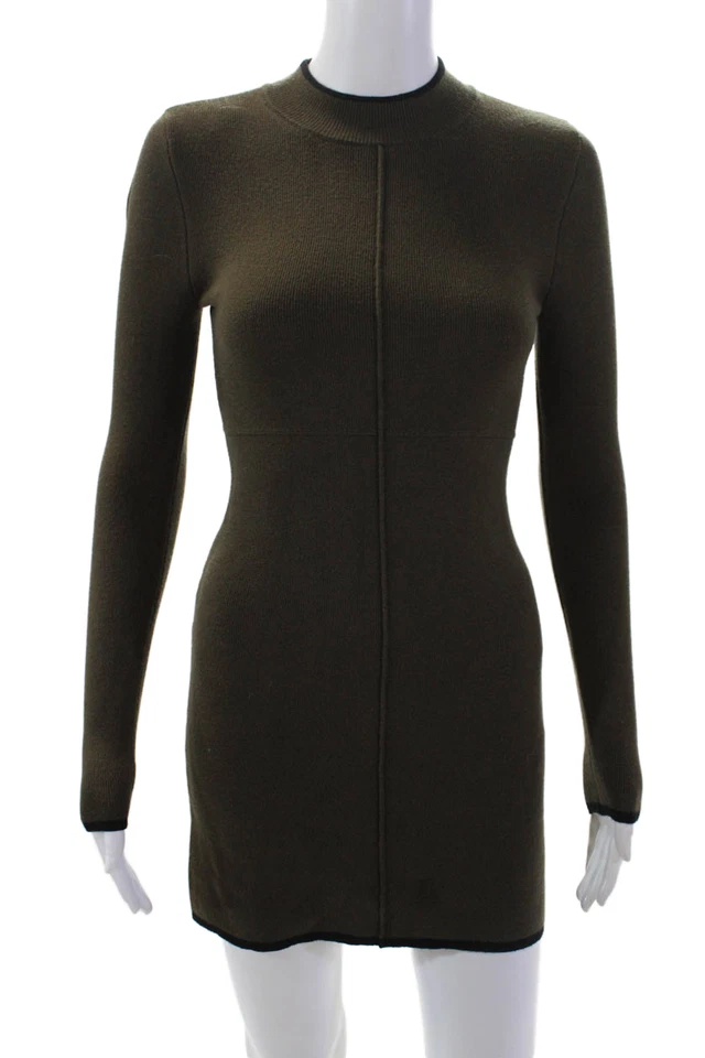 Vestido Suéter Romeo + Juliet Couture Para Mujer Línea A Marrón Negro Talla Pequeña Foto 1 de 4