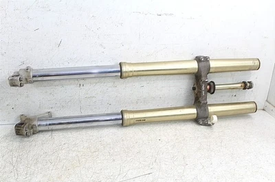 2007 Kawasaki KX 250F Fork Tubes Front Suspension Triple Clamps  - Image 1 of 4