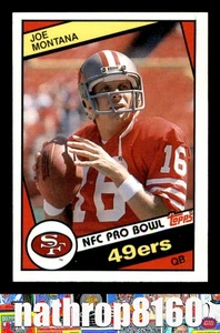 1984 Topps #358 Joe Montana HOF Football NM/NM+  San Francisco 49ers 8687 - Picture 1 of 4
