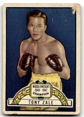 1951 Topps Ringside #30 Tony Zale Boxing (low grade) NO RESERVE! - Image 1 of 2