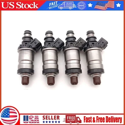 4 PIEZAS INYECTORES DE COMBUSTIBLE 06164-P2J-010/FJ581 PARA 1996-2001 ACURA INTEGRA 1,8 L L L4 Foto 1 de 4