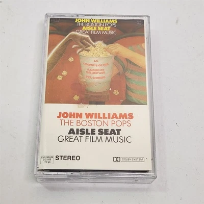 John Williams The Boston Pops Aisle Seat Great Film Music Cassette Tape - Image 1 of 4