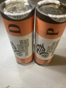 2006 SOUTH DAKOTA  P&D STATE QUARTER ORIGINAL BANK ROLLS -UNCIRCULATED - Picture 1 of 2