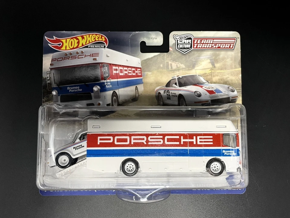 Hot wheels team transport porsche 959 + Euro Hauler - sealed premium car culture - Immagine 1 di 1