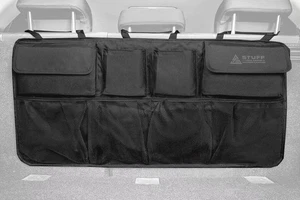 Auto Kofferraum Organizer starker Klett für Rücksitzbank Aufbwahrung Rückbank - Bild 1 von 10