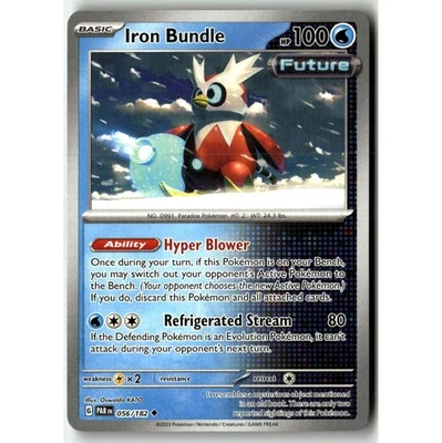 Iron Bundle 056/182 SV04: Paradox Rift Regular Common - Pokemon TCG Card  - Image 1 of 3