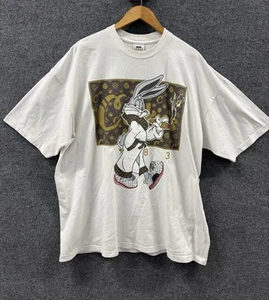 Cookies T-Shirt Men's Sz 3XL White 1983 Bugs Bunny Graphic Logo Pro Club USA Vtg - Picture 1 of 8
