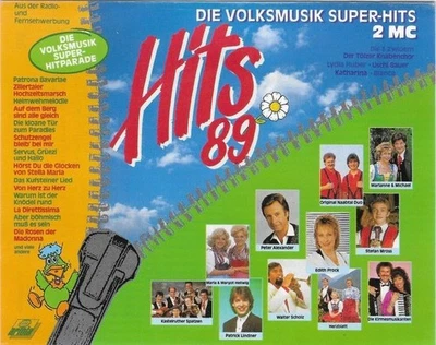 Hits 89 - Die Volksmusik Superhitparade - 2 MC - Ariola 1989 - 30 Titel - Bild 1 von 4